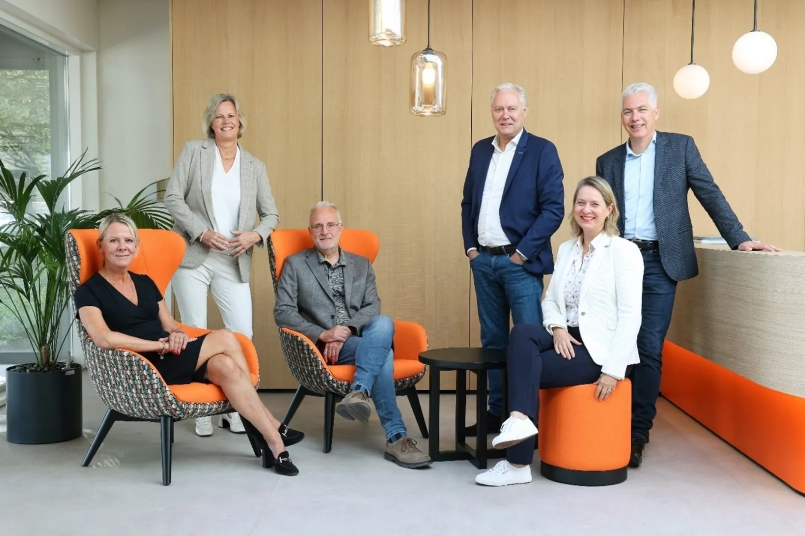 Management team van WSD poseert